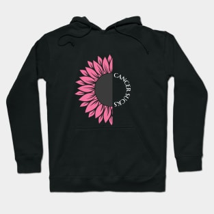 Cancer Awareness Pink Flower Hoodie